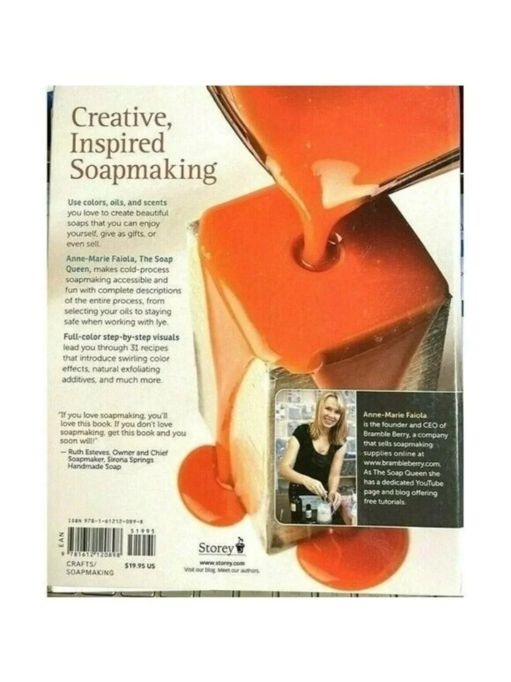 Soap Crafting Step-By-Step Techniques For Making 31 Unique Soaps Crafts Book New